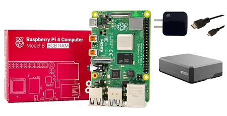 Kit Raspberry Pi 4 B 8gb Original + Fuente 3A + Gabinete Metalico Magnético + HDMI